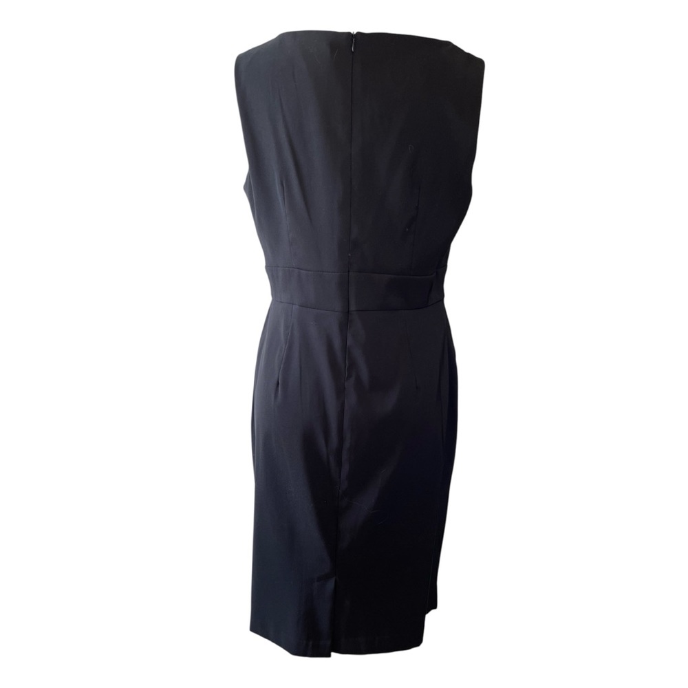 ❤️ Connected Apparel Audrey Pearl Jeweled Black Retro Sheath Dress - Picture 8 of 13